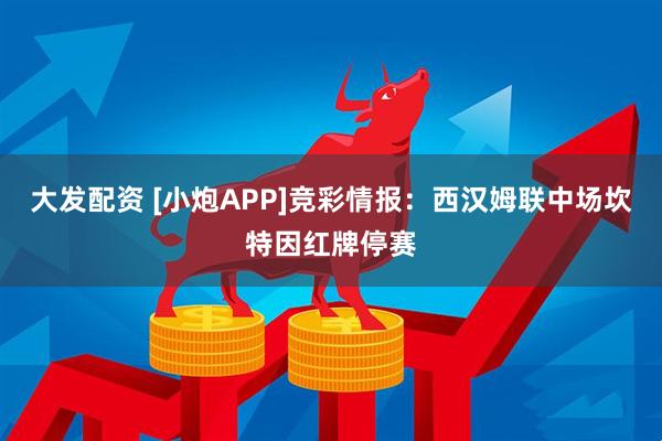 大发配资 [小炮APP]竞彩情报：西汉姆联中场坎特因红牌停赛